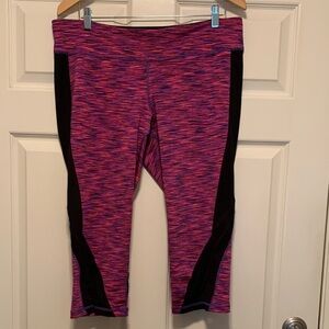 Ideology Women's Pink and Black Leggings